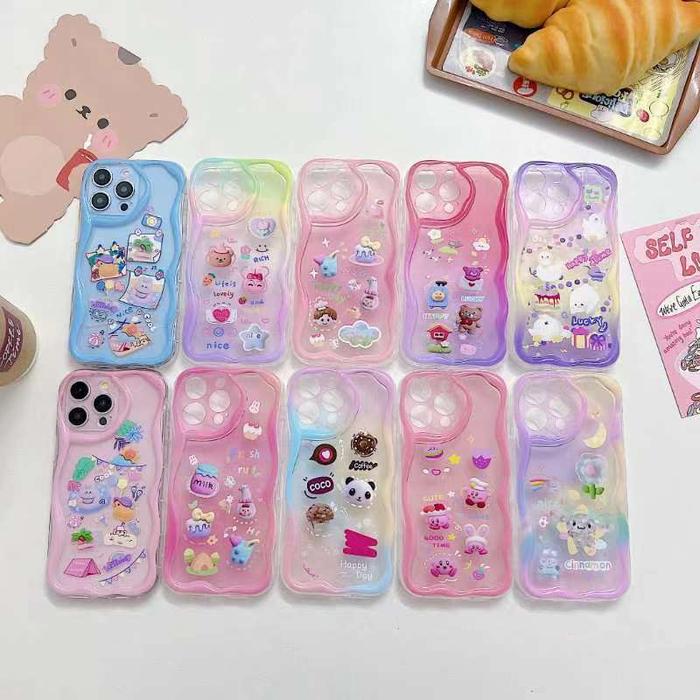 146 Case Gradasi Silikon Oppo/Realme/Infinix/Iphone