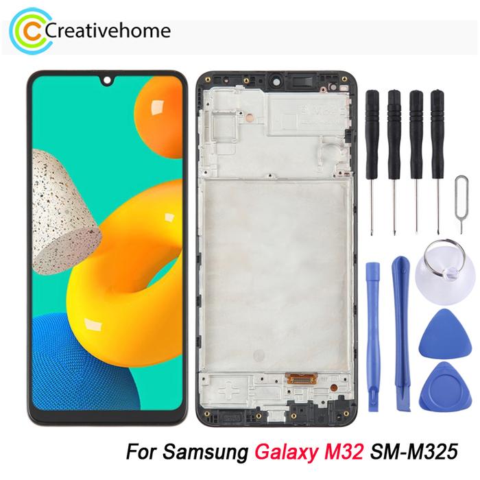OLED LCD Screen Display For Samsung Galaxy M32 SM-M325 Touch Screen