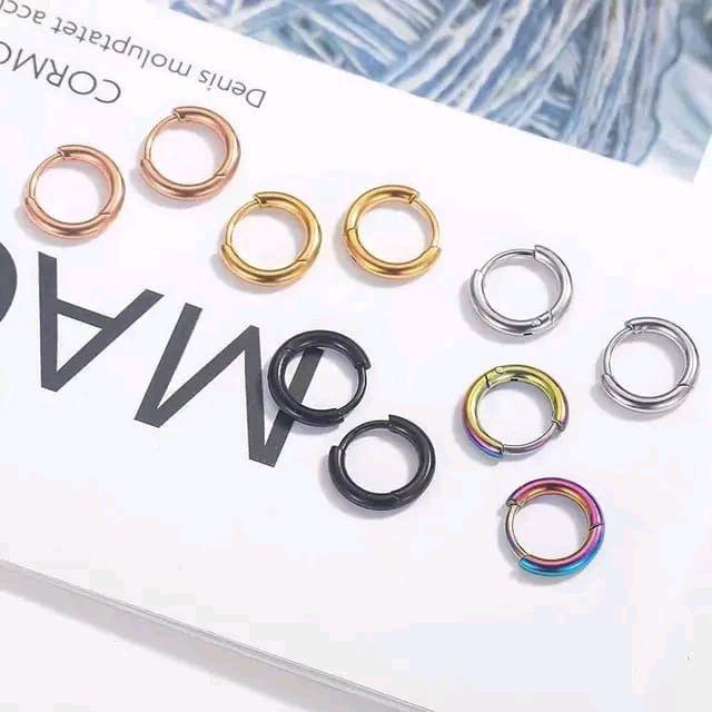 ANTING TELINGA TITANIUM / TINDIK GIWANG TITANIUM / ANTING TITANIUM / ANTING HOOPS TITANIUM / ANTING 