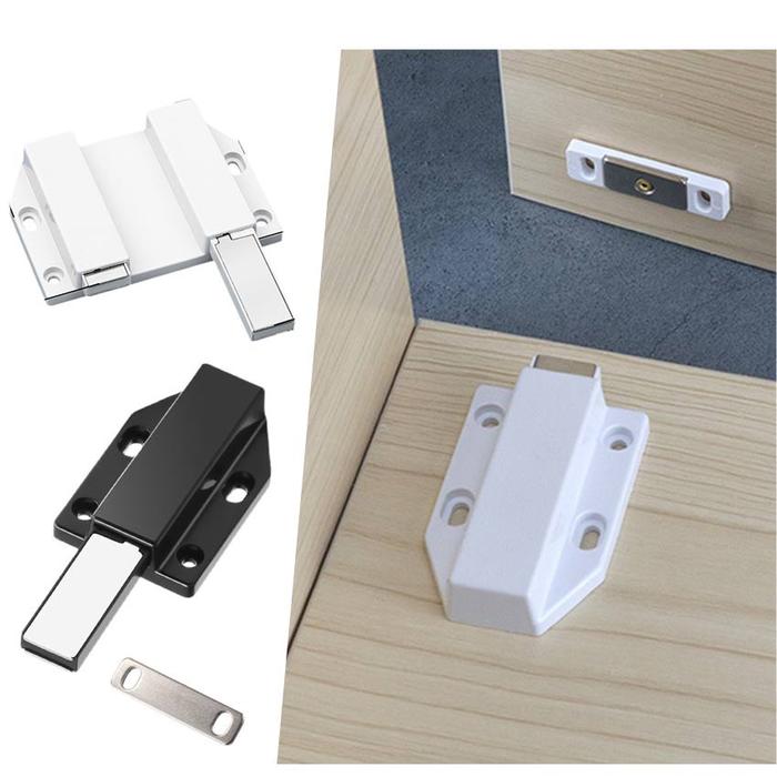Magnet Push To Open Tip On Double Stainless Catches Magnet Door Bouncer Damper Catches Pintu Laci Le