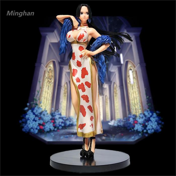 Hot 22cm Anime One Piece Figure Boa Hancock Action Figure Sexy Girl Statue Collection Decoration Chr