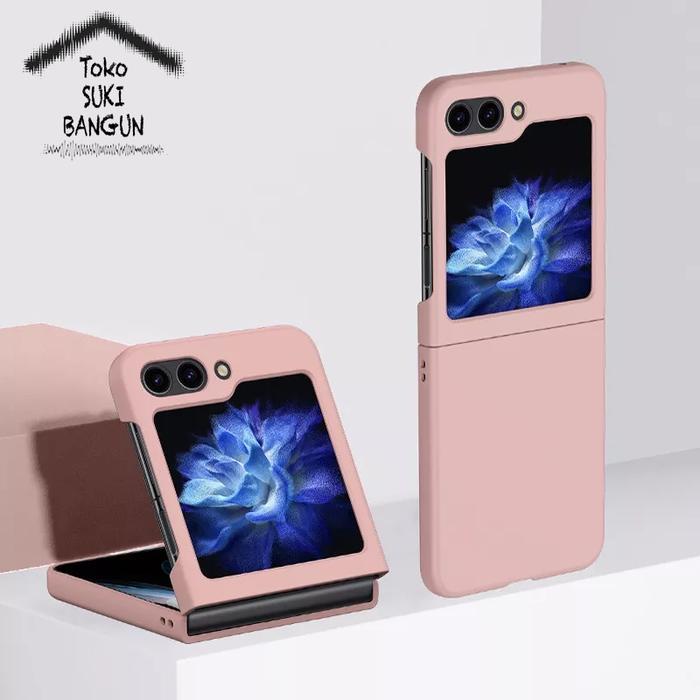 Case untuk Samsung Galaxy Z Flip5 Flip 5 5G SOLID PLAIN Cover ZFL5-003