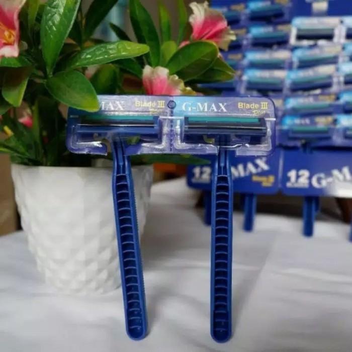 PISAU CUKUR SUPERMAX BLUE 3PLUS 3 PLUS GMAX G-Max G Max 3 Mata Silet Cukuran Jenggot Kumis Jambang S