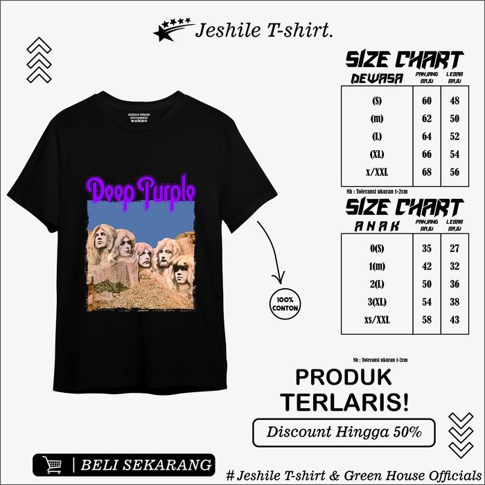 Kaos Metal / Baju metal band/edisi deep purple patung Private Judgment Day / T shirt Metal / Kaos Ba