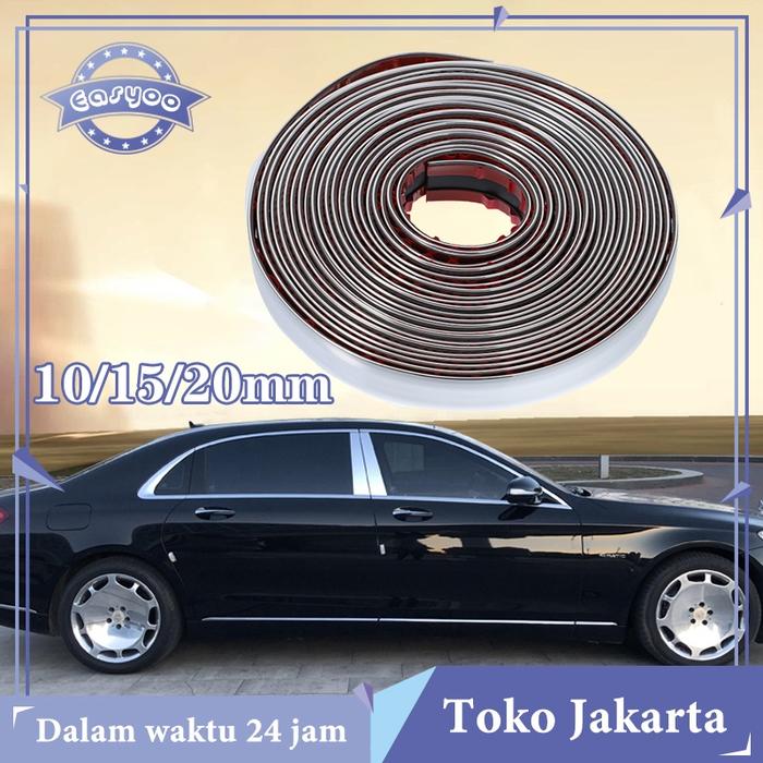 15 Meter List Chrome Mobil Lis Chrome Mobil List Moulding Bumper Body Moulding Trim
