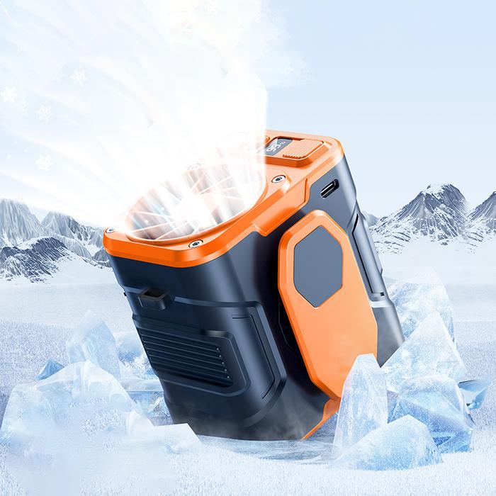 Portable 10000mah Rechargeablehang Fan on Waist or Neck Hanging 3S