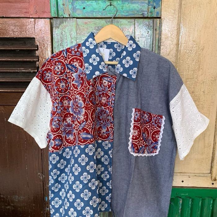 Batik Luwes Putera- atasan blus