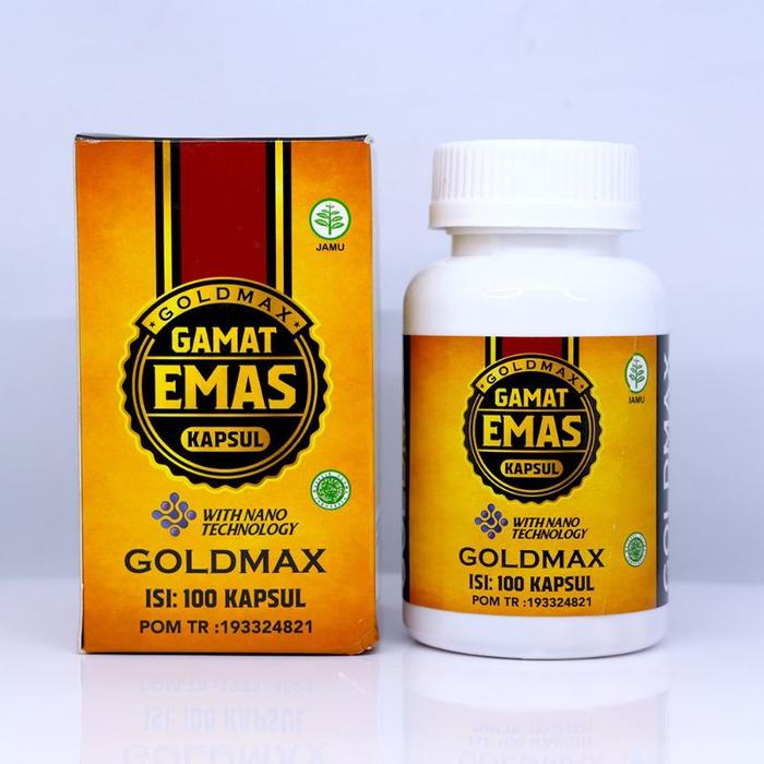GOLDMAX GAMAT EMAS KAPSUL 100% ORIGINAL ASLI AMPUH MANTAP OKE