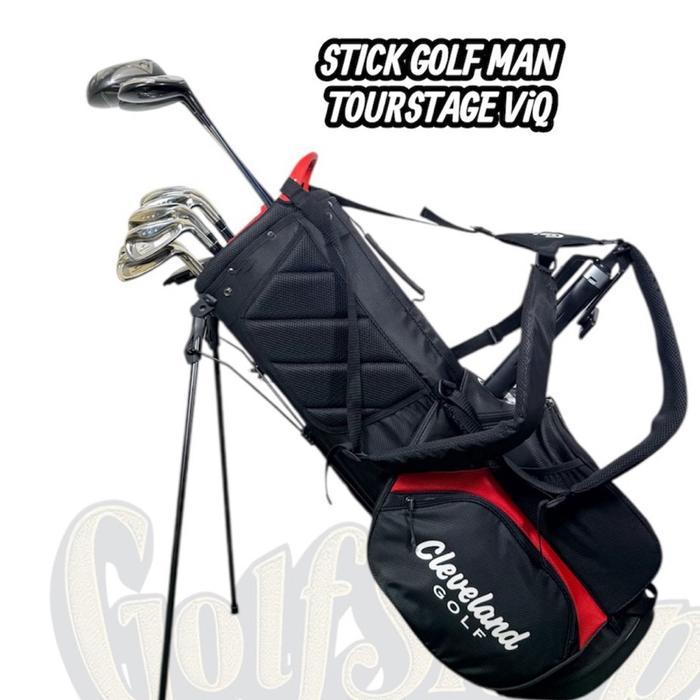 PREMIUM Stick Golf Man Bridgestone Tourstage ViQ Golf Fullset Bag Golf Original Shaft Graphite Flek 