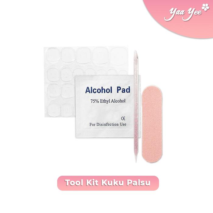 Yaayee Nails Toolkit Kuku Palsu Set Berbagai Ukuran