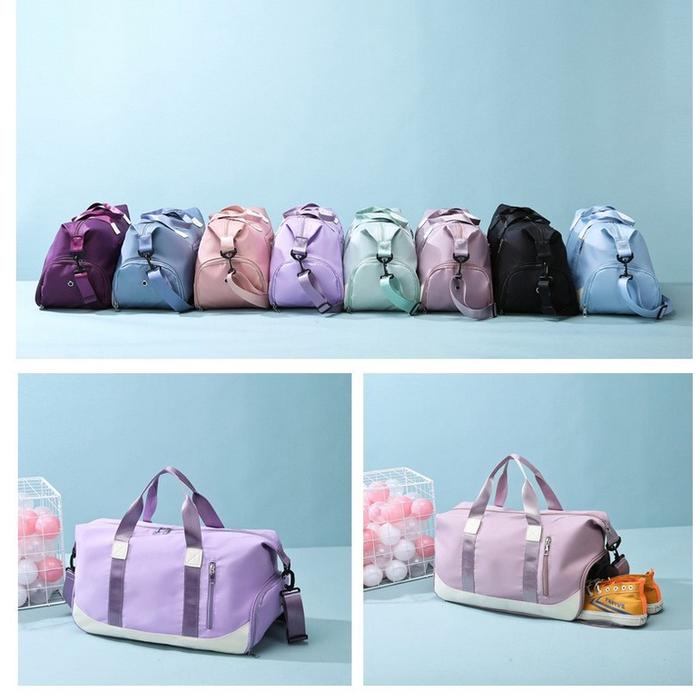 BJ81864 - BLACK/DARKBLUE/GRAY/GREEN/KHAKI/LIGHTPURPLE/DARKPINK - TAS PERGI BESAR PACKING HIKING TAS 