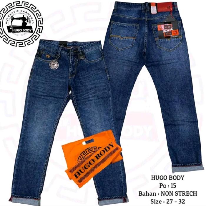 Celana Hugo Body Panjang Regulerfit Original Pria