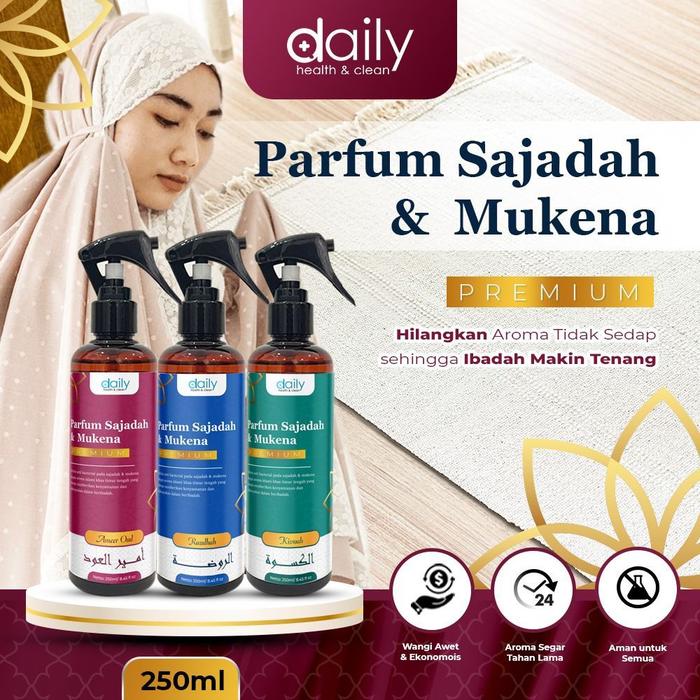 PARFUM SAJADAH & MUKENA DAILY AROMA PARFUM ARAB 250ml