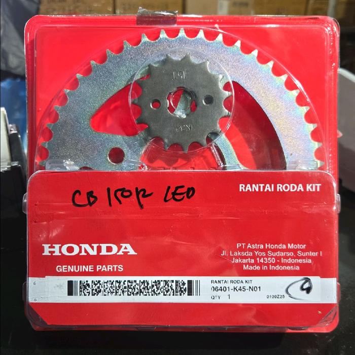 GEAR SET ASLI HONDA BUAT MOTOR CB 150R LED 06401-K45-N01