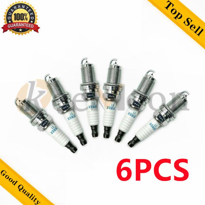 6PCS iridium IZFR6K-11S IZFR6K11S For Honda Civic 1.8 1.8L 2006-2011