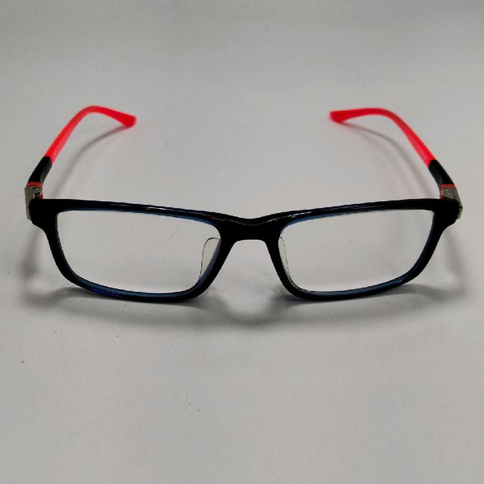 frame kaca mata merk Nike ORIGINAL 5095AF warna biru transfran - orange terang sports
