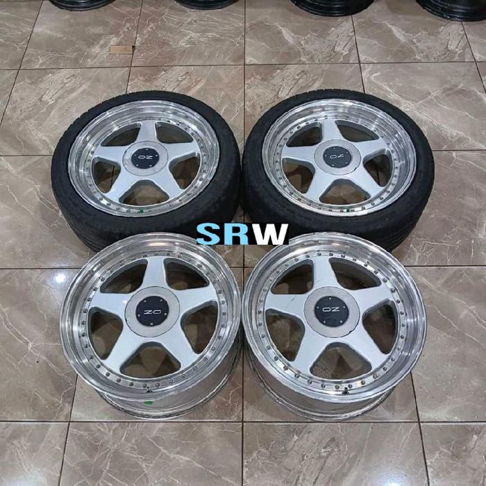 Velg Mobil Second OZ FUTURA Ring 18 lebar 8 pcd 5x100/114.3 Et45 Velg Aja