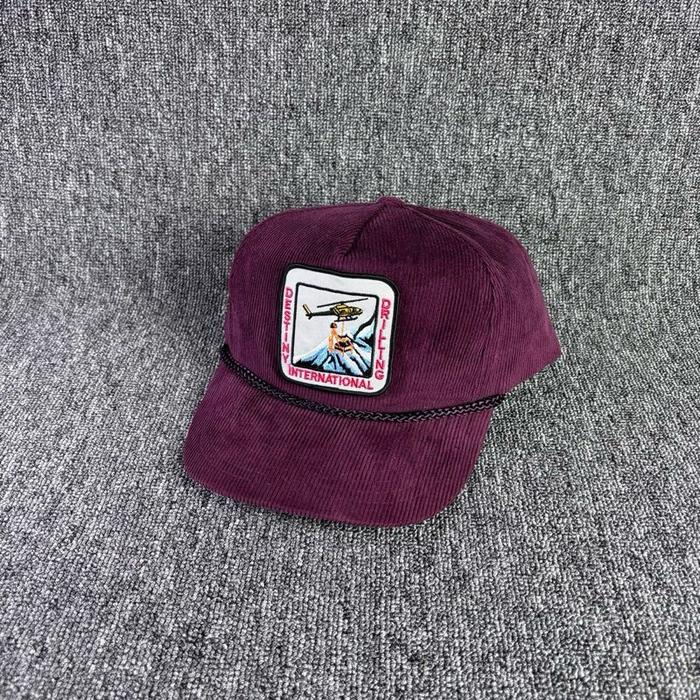 Topi Drilling Art Corduroy Rope Hat Cap Second Preloved Original 617