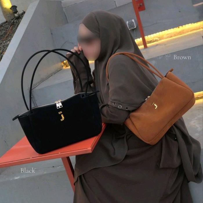 NUBUCK BAG BY JODAN | TAS BAHU WANITA TERBARU | TAS WANITA PREMIUM | TAS BY JODAN TERBARU
