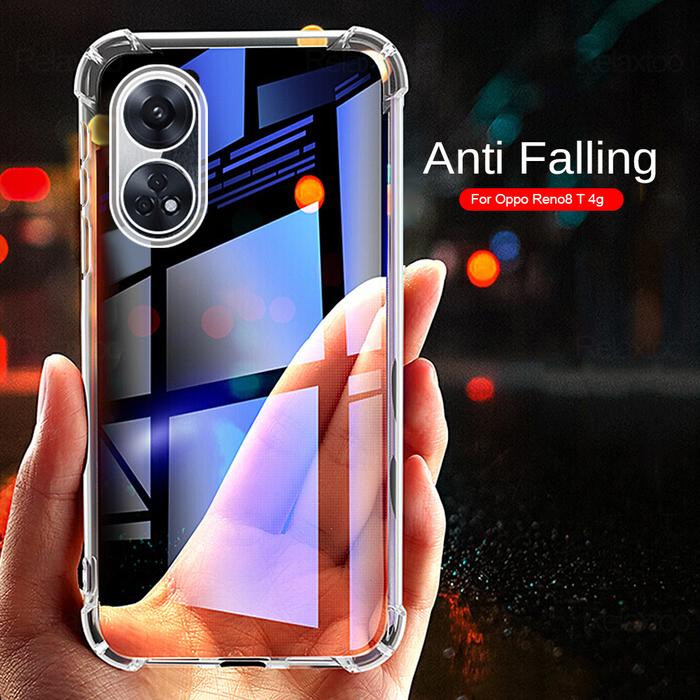 Clear Silicone Soft Phone Case For Oppo Reno8 T 4G 5G Reno 8T 8 T T8