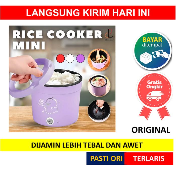 [ YUMY 6023 ] Rice Cooker Mini Serbaguna 1Liter 1 Liter L 1L Bisa Penanak Nasi Dan Masak Mie Panci L