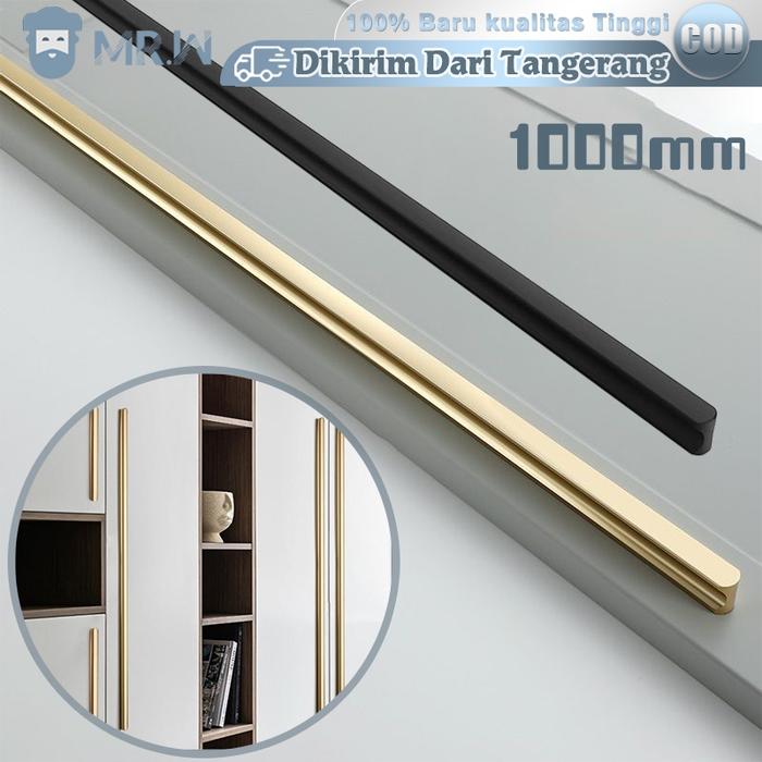 Tarikan Lemari Dapur 1 Meter Handle Lemari Minimalis Gagang Pintu Lemari Tarikan Pintu Gold Gagang L