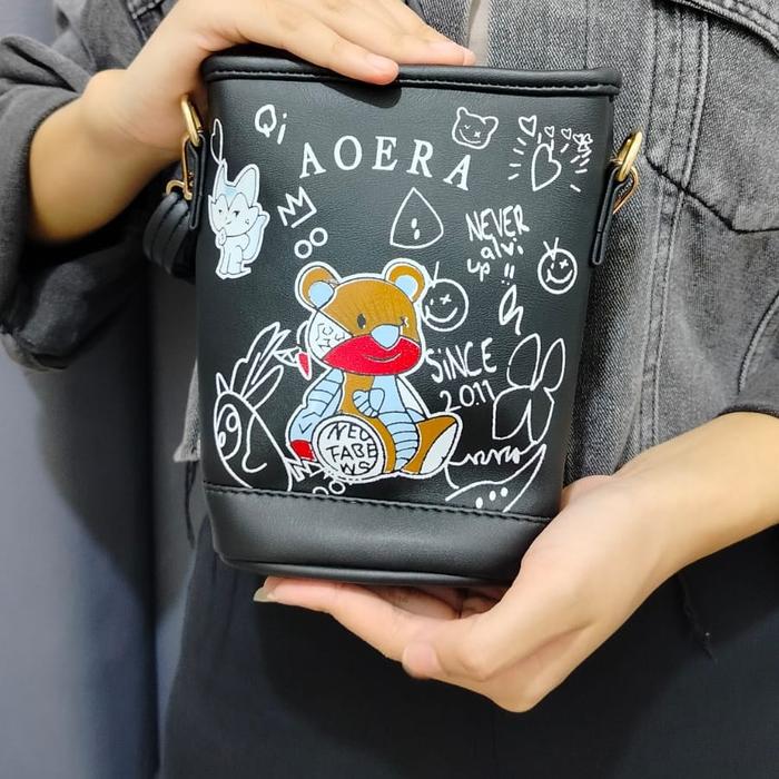 TAS  SLEMPANG WANITA-TAS BAHU WANITA-SLING BAG WANITA-AOERA SLINGPHONE Selempang
