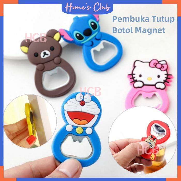 HCB Alat Pembuka Botol Karakter Magnet Tempelan Kulkas / Alat Pembuka Botol / Pembuka Tutup Botol Ma