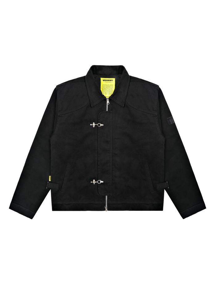 Vearst Work Jacket Condrad Fireman Clasp Black