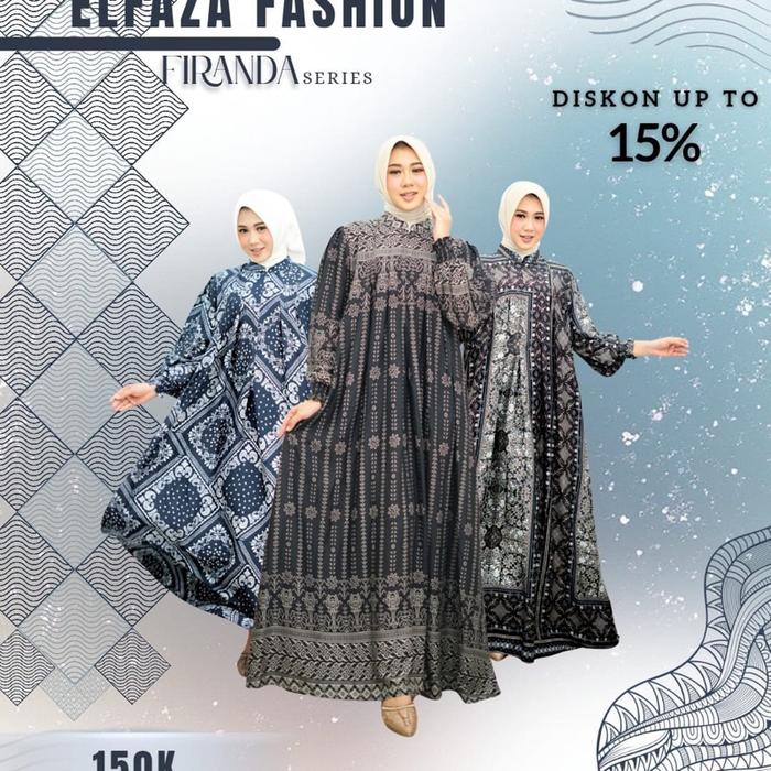 Firanda Series Baju Gamis Muslim Wanita