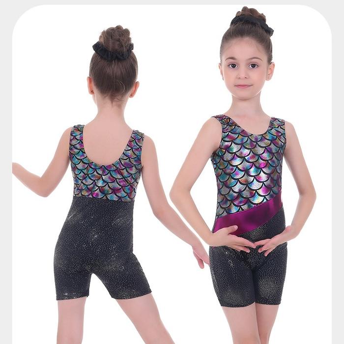 Celana set Gymnastic Leotard Baju Gymnastics Senam Dance Anak Balet Ballet Renang Senam Artistik Gym