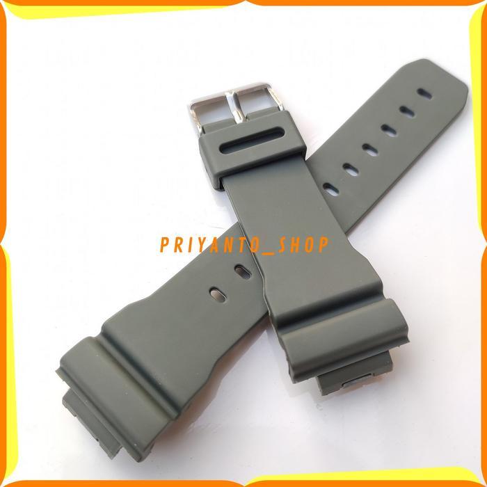 Strap Tali Jam Tangan Casio Dw-8800 Dw8800 Dw 8800 Hijau Army