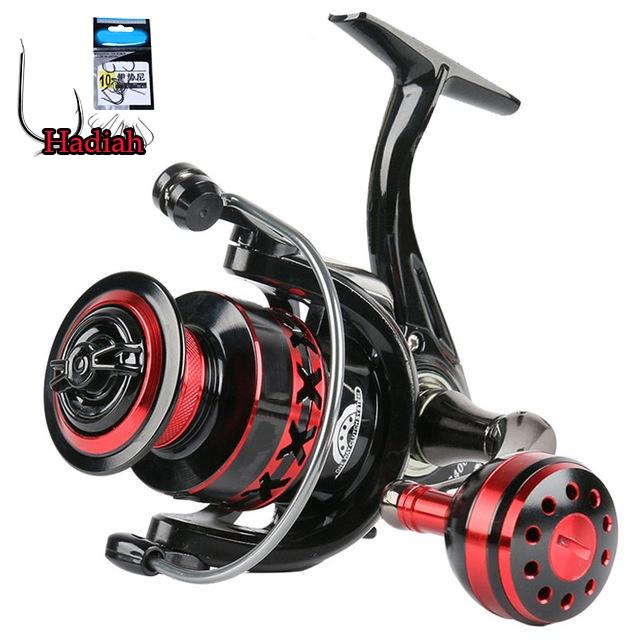 HAIYI FISHING Reel Pancing Metal DEUKIO DS AR 2000-7000 Max Drag 30lb Knob Metal Kekuatan Tinggi Bod