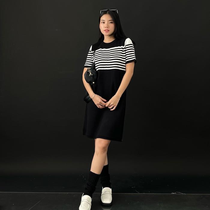 AGATHA SHORT SLEEVE MIDI DRESS