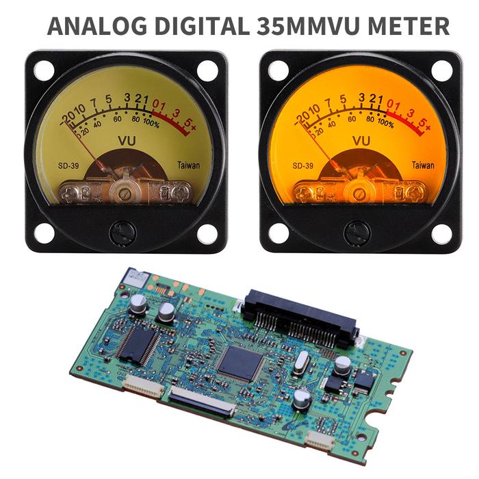 35mm Power Amplifier Audio Level Meter VU SD-39 Meter 500VU with