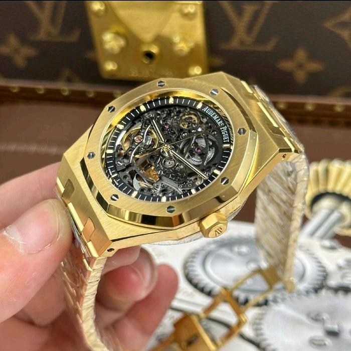 JAM TANGAN Luxuri no.1 AP ROYAL OAK YELLOW SWISS AUTOMATIC 41MM