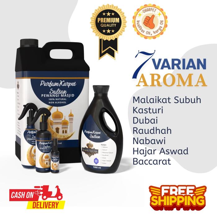 Parfum Sajadah Spray 500ml Halal Non Alkohol Parfum Karpet Sajadah Mukena Gorden