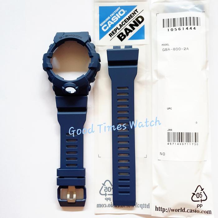 PAKET STRAP BEZEL G-SHOCK GBA-800-2A GBA 800 Casio Original BEST PRICE