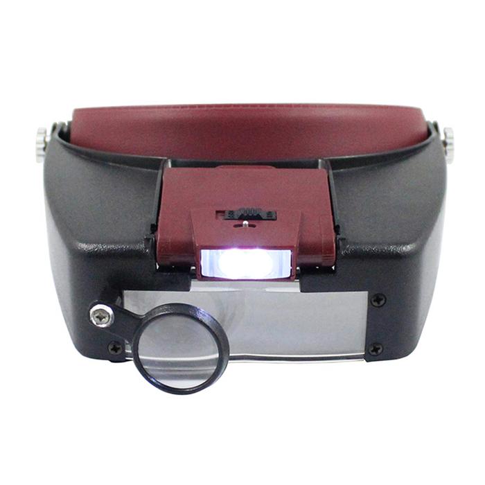 LED Light Illuminated Magnifier 1.5x 3x 8.5x 10x Loupe Magnifier
