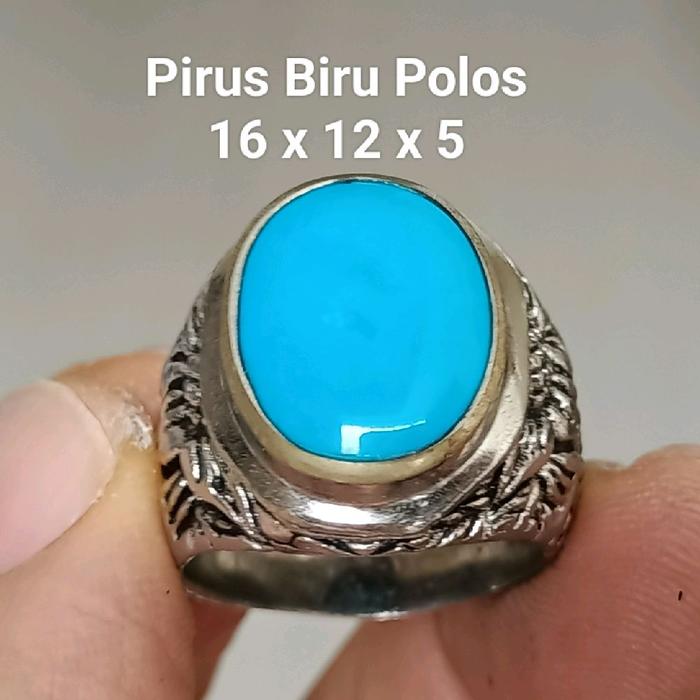 BATU PIRUS NATURAL BIRU POLOS no giok burma birma blue safir red borneo bacan kecubung saparilla buk