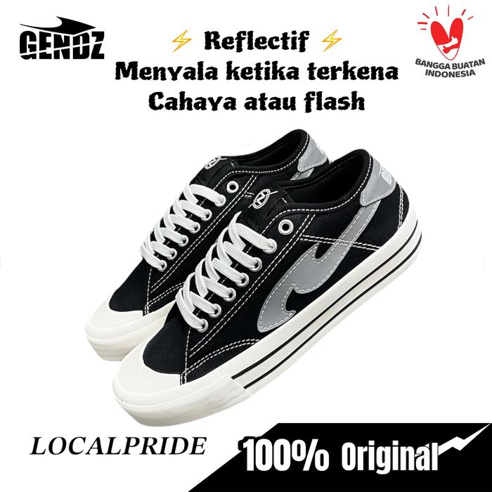Sepatu Sneakers Lightning McQueen (MENYALA) Spatu Gendz Footwear Reflectif Pria Wanita Terbaru