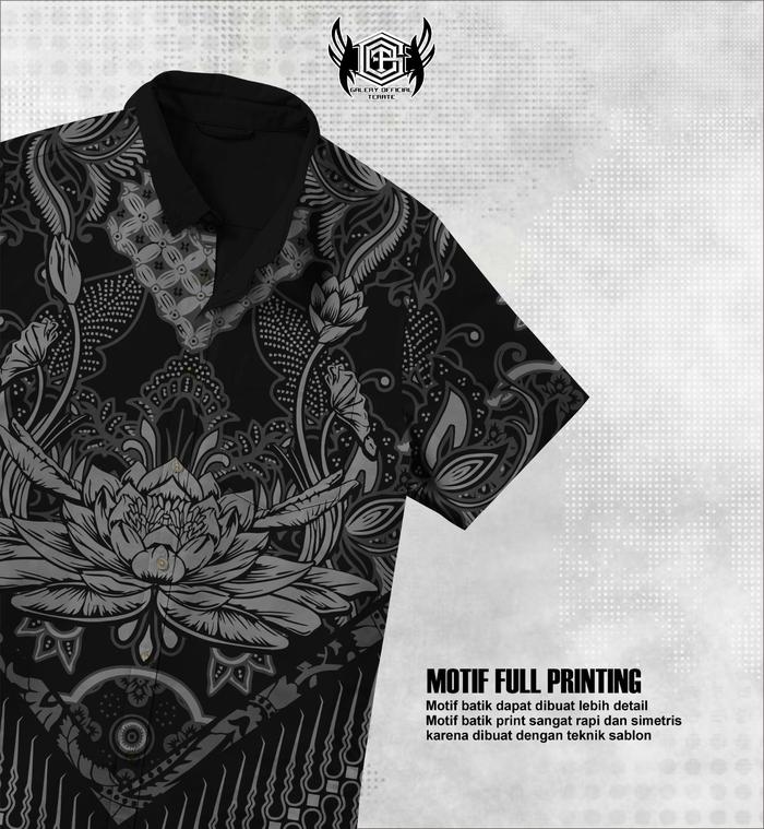 Batik Katun Primisima Printing PSHT Sh Terate Terbaru Premium Keren Dewasa Baju Motif Kuning Size M 
