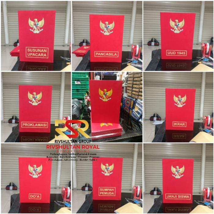 Map Bludru Upacara Map Upacara Map Sablon Upacara Ready Stock Berkualitas