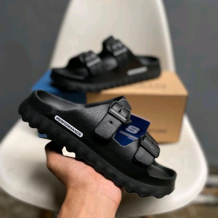 SENDAL SELOP SKECHERS ORIGINAL PRIA WANITA FULL KARET TRBARU