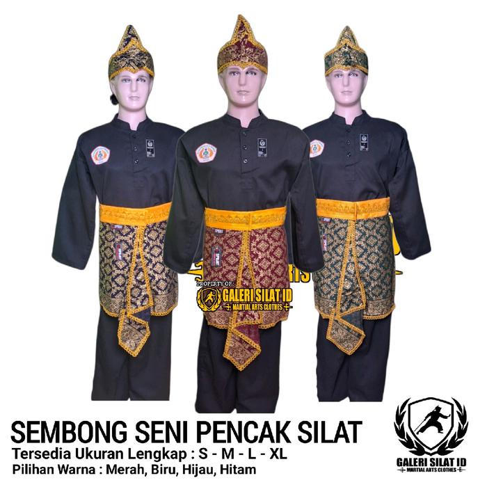 Sembong Silat - Kain Jarik Seni Pencak Silat - Sambong Seni Silat - Jarik Seni Aksesories IPSI - Kon