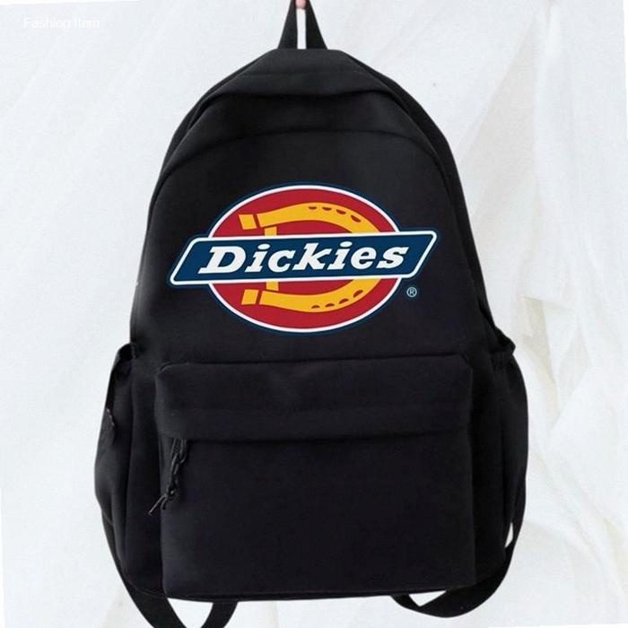 Tas Ransel Backpack Hitam Dickies Distro Kanvas Cordura D300 100% Premium / Tas Punggung Sekolah Ker