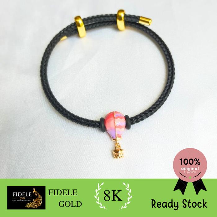 charm fashion ubs lifestyle sweetie fashion gelang waterproof ubs gold