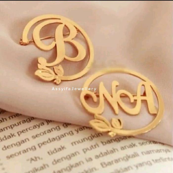 Bros Huruf / Pin Bros Inisial / Pin Bros Huruf