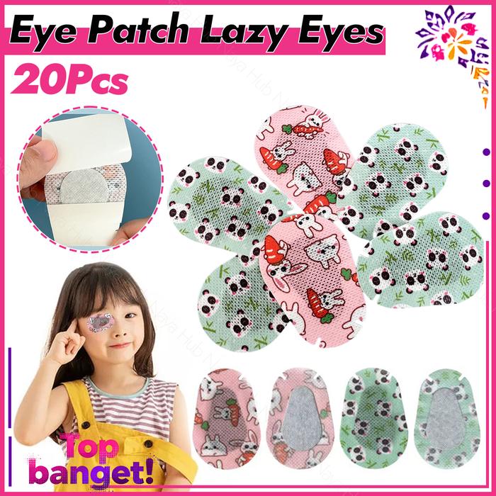 Penutup Mata Sebelah 20Pcs Eye Patch Lazy Eyes Penutup Mata Lazy Eyes Terapi Mata Juling Anti Cahaya