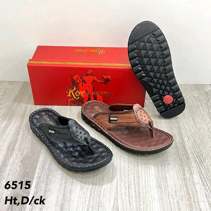 sandal jepit royal kulit asli mantul Jonggol Pria